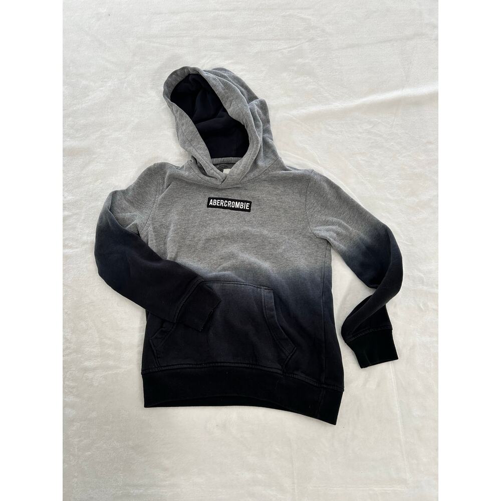 Abercrombie Kids 7/8 Hoodie Gray Charcoal  100% Cotton ,Y2K, Excellent Condition